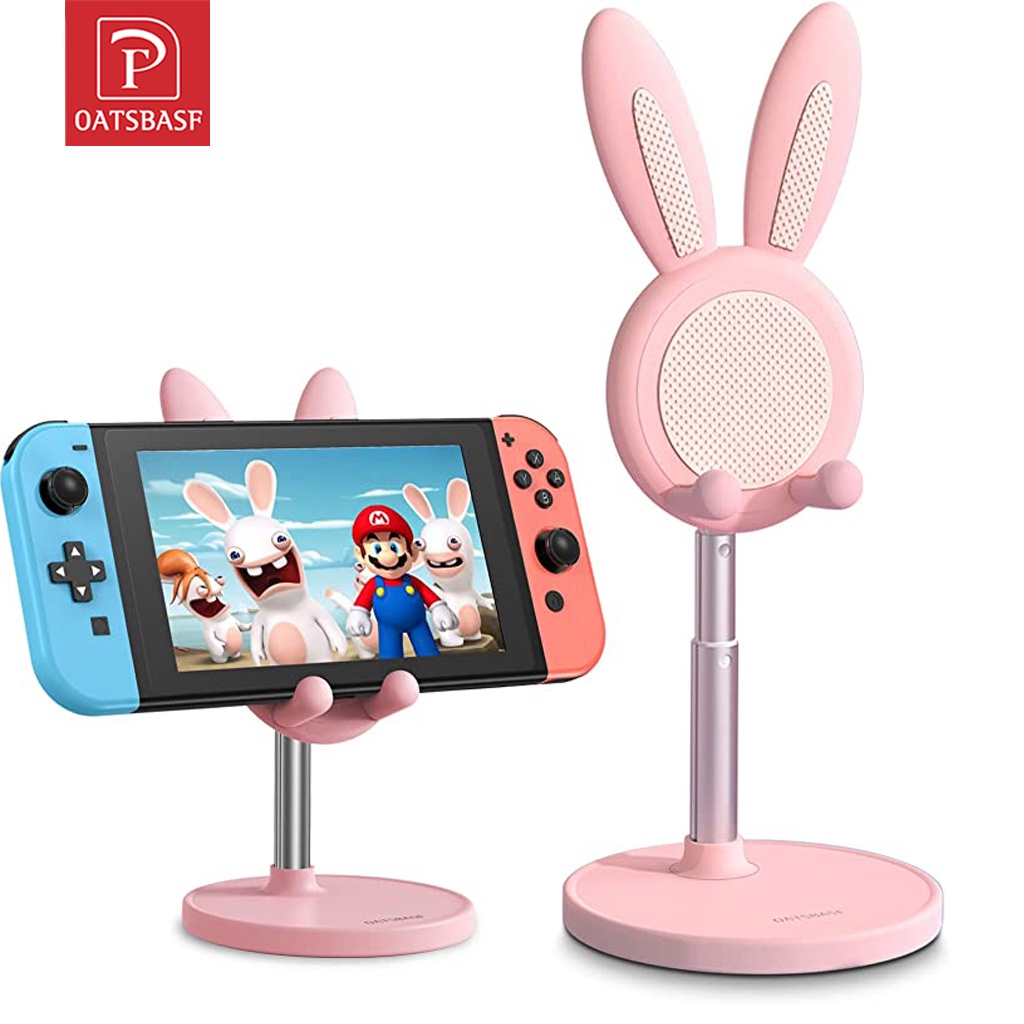 OATSBASF Cute Rabbit Phone Stand Bunny Shape Phone Tablet Holder ...