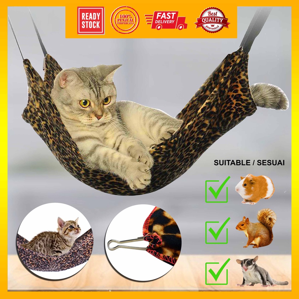 *Murah* Pet Cat Hammock Bed Kitten Hanging Cages Mat Swing Sleeping