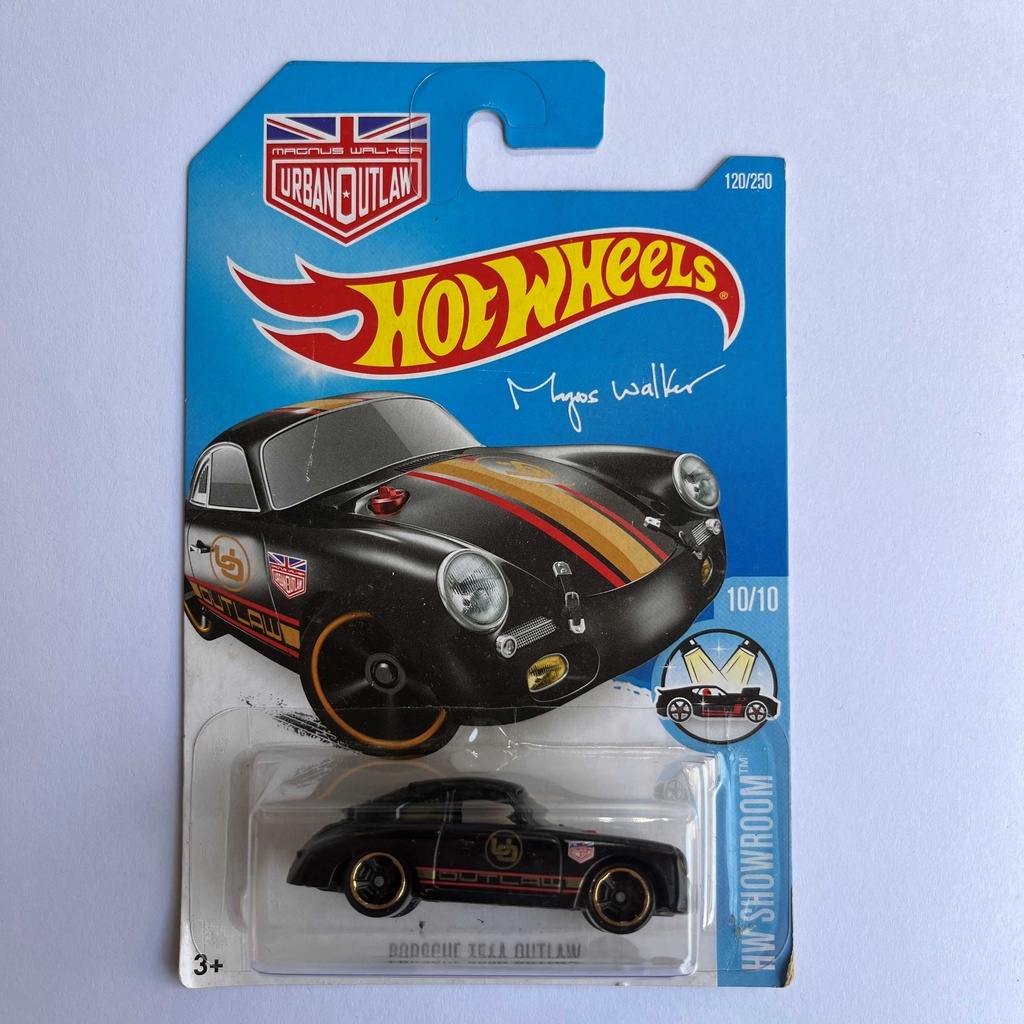 Hot Wheels Porsche 356a Outlaw Hw Showroom Black 164 Scale Shopee Malaysia 5630