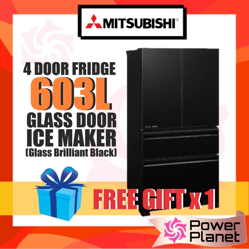 [FREE GIFT] Mitsubishi MRLX68EM Refrigerator Grande French door 630L