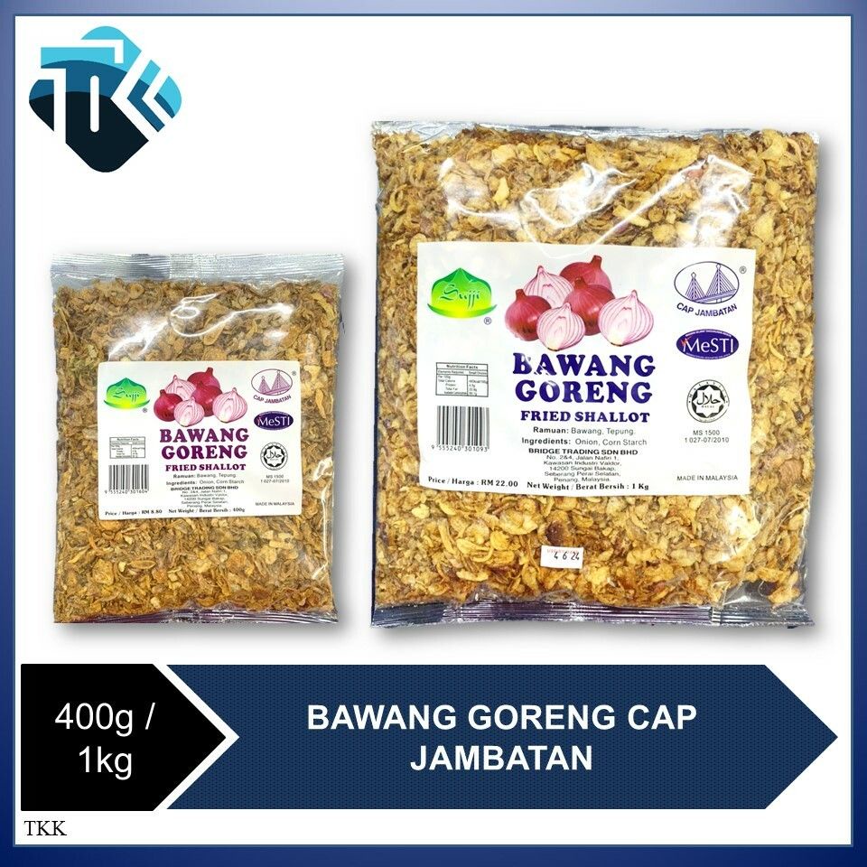 SUJJI BAWANG GORENG CAP JABATAN 400G 1KG | Shopee Malaysia