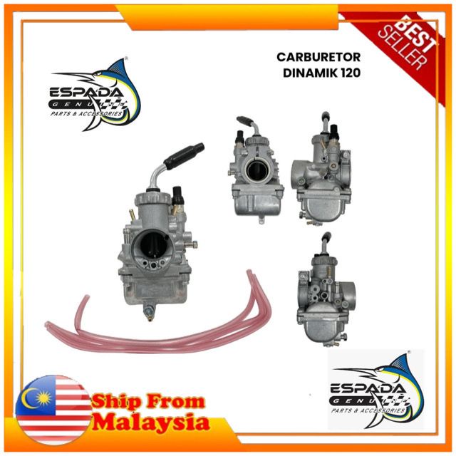 CARBURETOR (ESPADA) DREAM DINAMIK 120 DREAM 110 EGO EGO S EX5 FUTURE