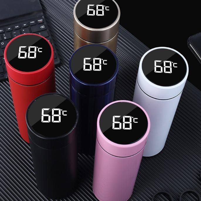 TERMOS Trendy Thermos LED Stainless Temperature Display Temperature