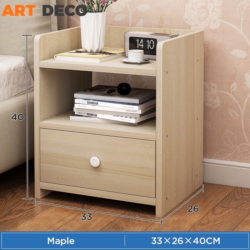 Bedside Table Side Table Bedroom Side Cabinet Storage Office File ...