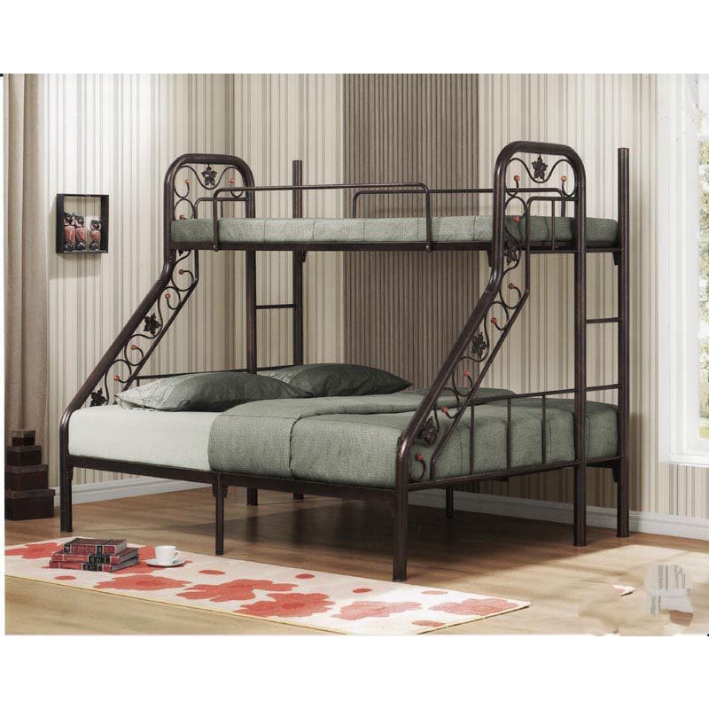 100 Metal Single Over Queen Bed Katil Bujang Queen Bed Double Decker