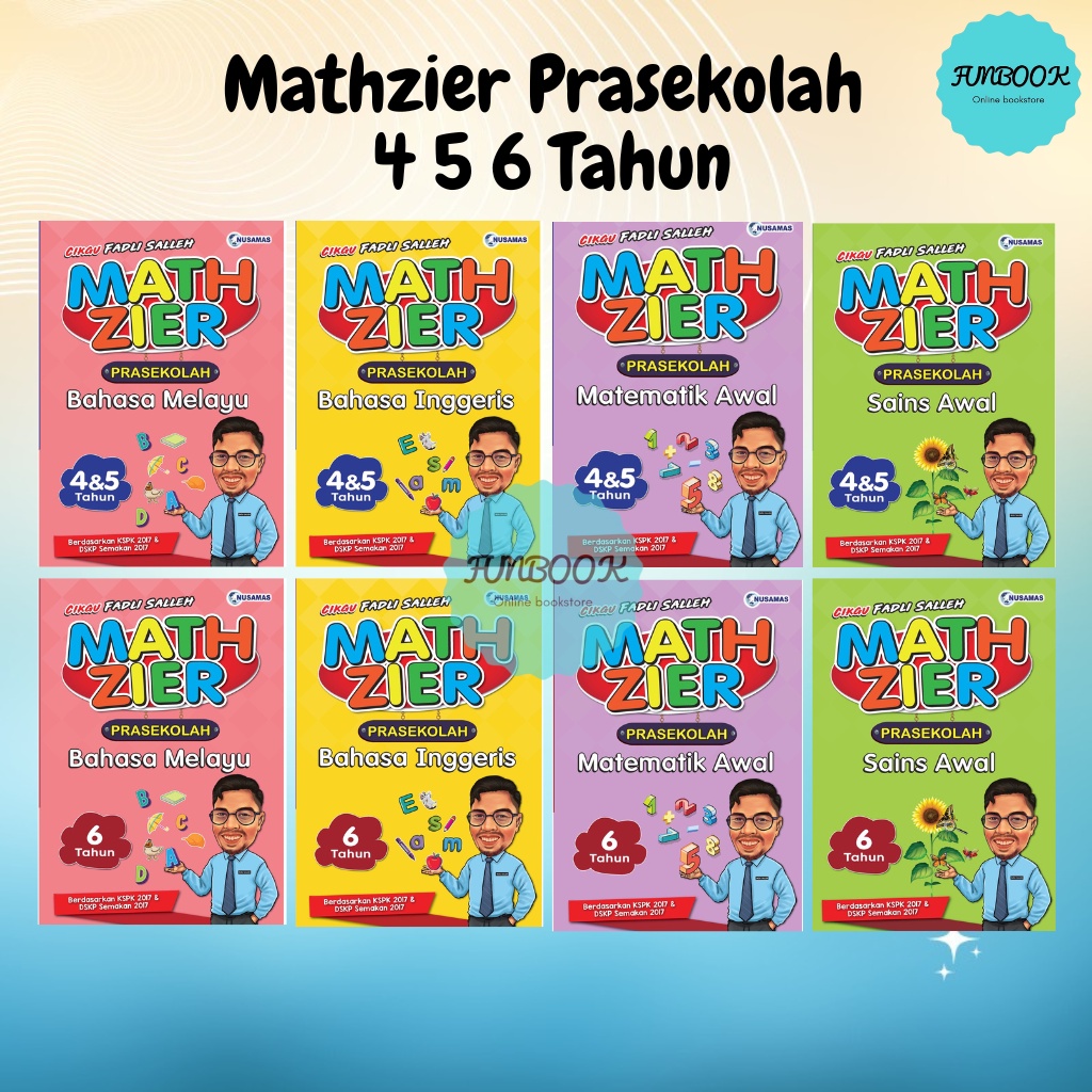 [FUNBOOK] Mathzier Prasekolah 4 5 6 Tahun Buku Tadika Buku Latihan ...