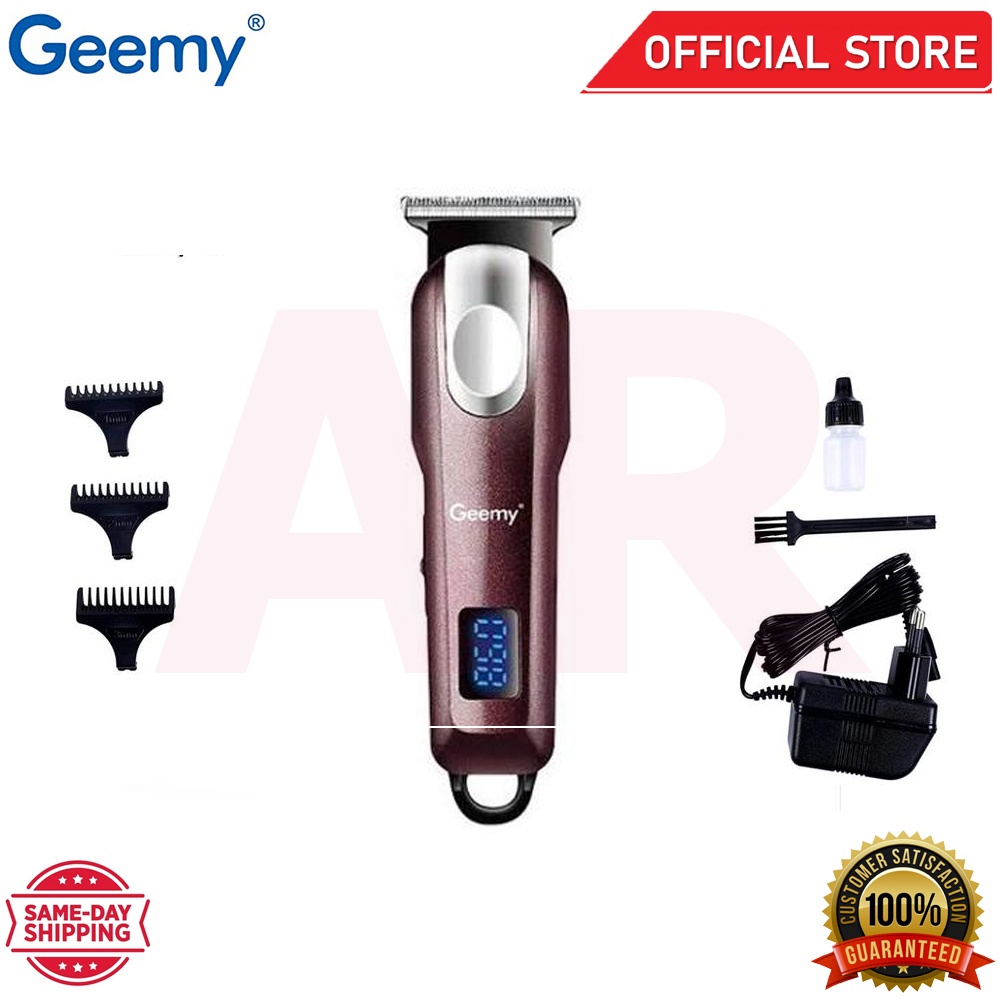 Geemy Gm Hair Clipper Rechargeable Hair Trimmer Men Beard Trimmer