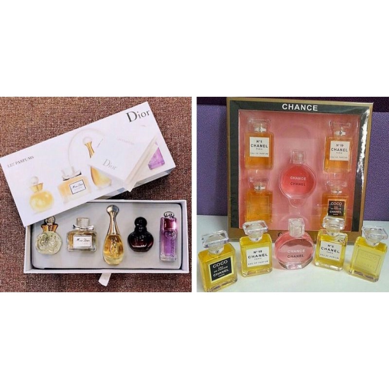 BRANDED SET PERFUME 5 in 1 set miniature HOT SELL | Shopee Malaysia