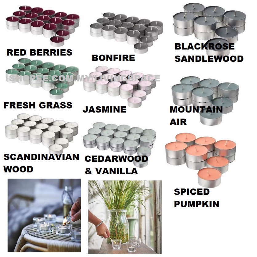 IKEA Scented Candle / Aromatherapy Scented tealight / Candle /Smell ...