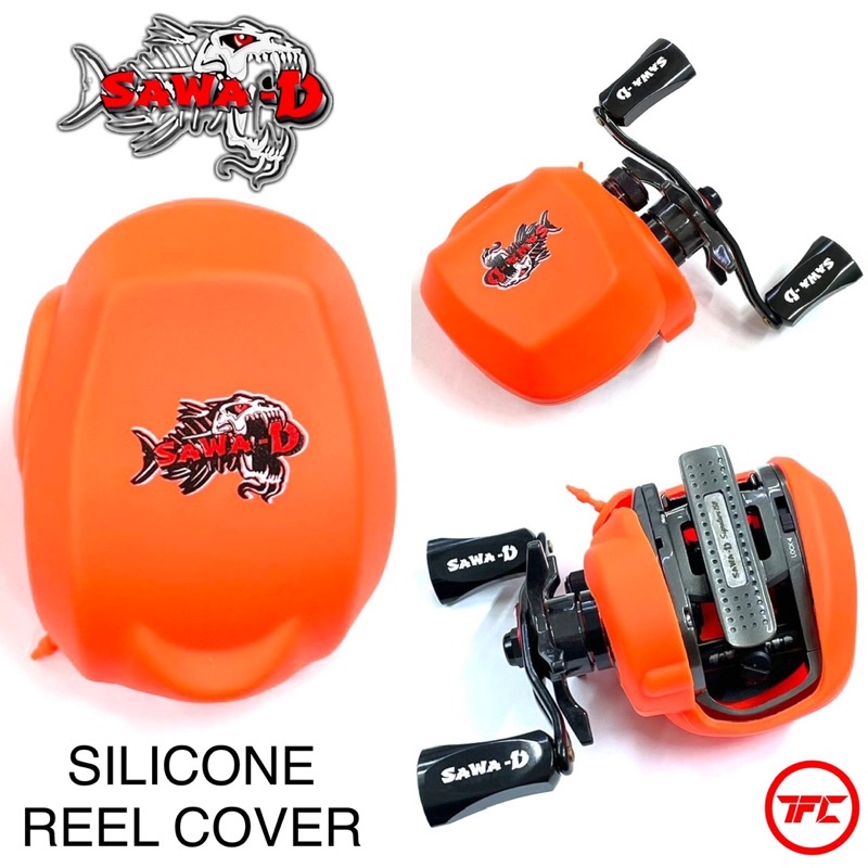 Sawa-D Silicone Rubber Baitcast Reel Cover Bag Protection Case