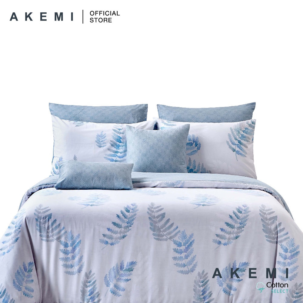 AKEMI Cotton Select Sincere Quilt Cover Set 730TC (Super Single/ Queen