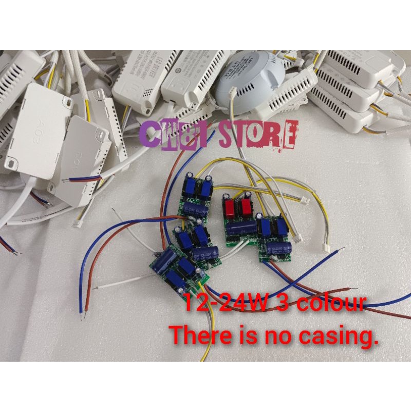 LED DRIVER 12-40W 3 COLOUR (no casing) | Shopee Malaysia