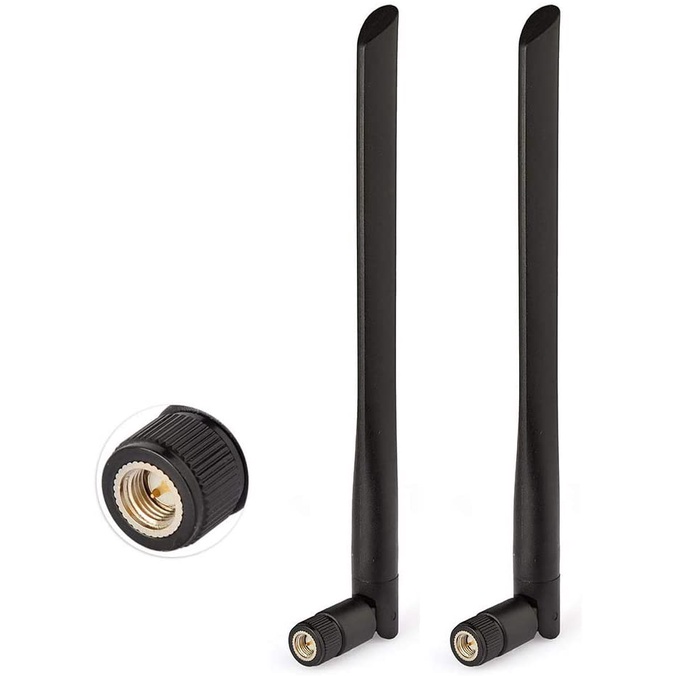 Bingfu 4G LTE Antenna Aerial SMA Male 4G Aerial 7dBi (2-Pack) for ...