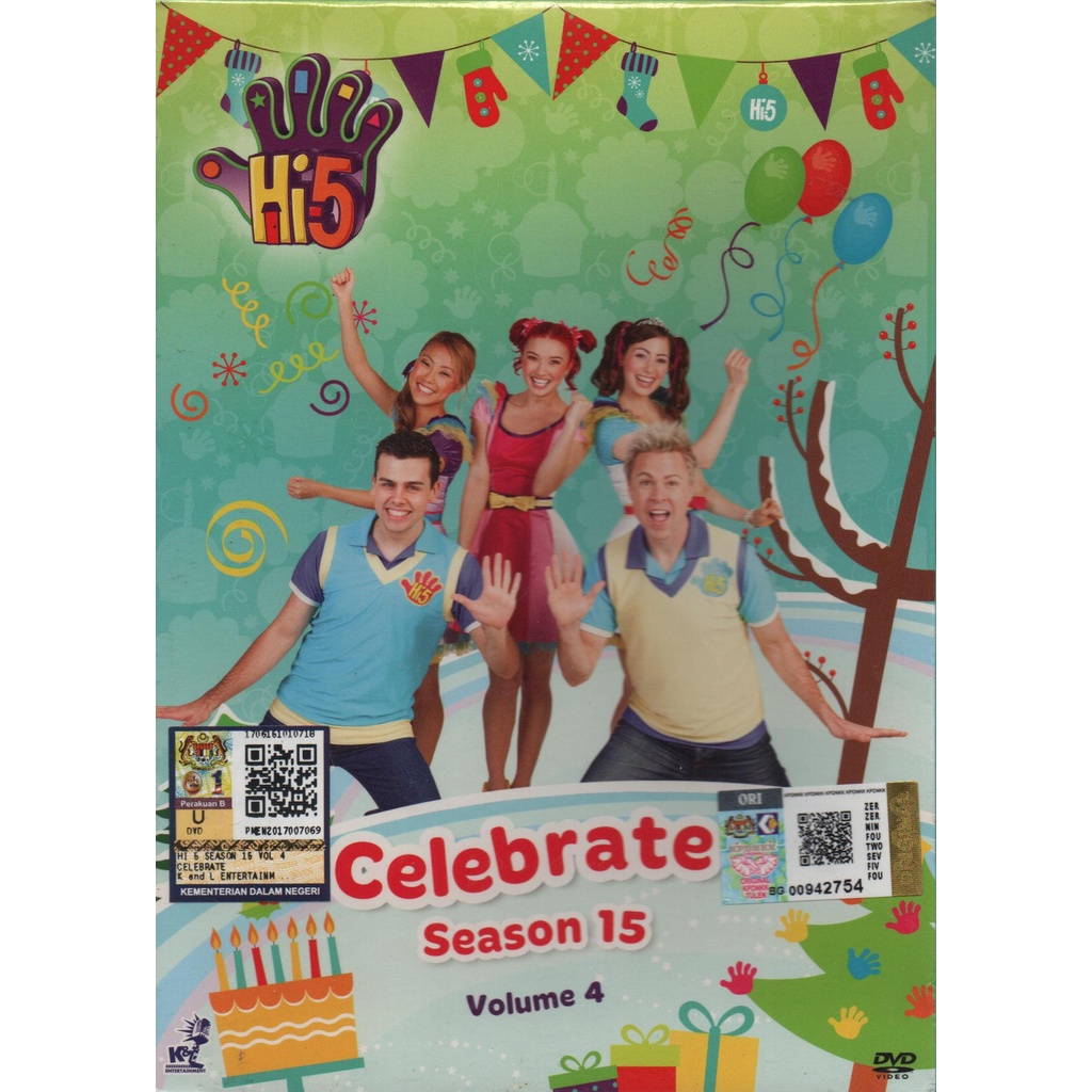 English Education DVD Hi-5 Season 15 Volume 4: Celebrate (5 Episodes ...