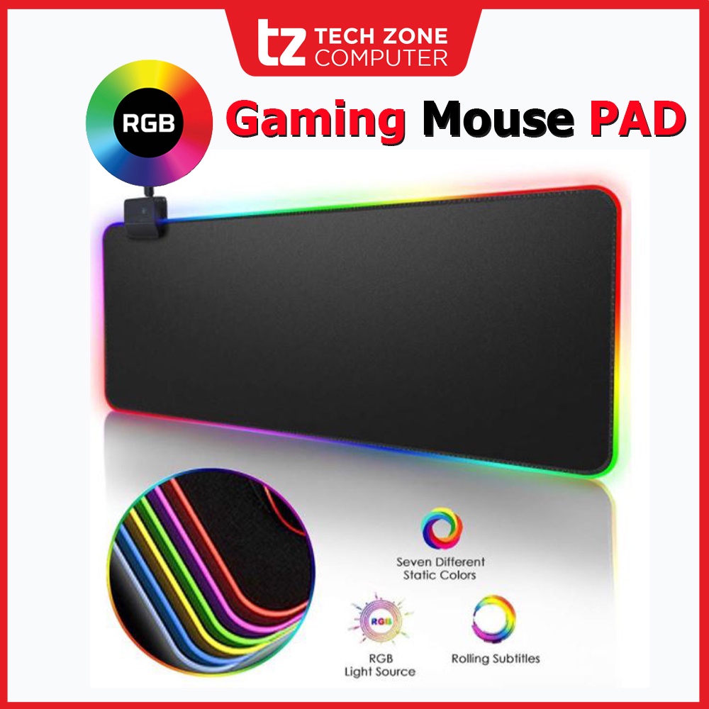 RGB Gaming Mouse Pad Rasure USB LED RGB Gaming Mouse Pad Mousepad Game ...