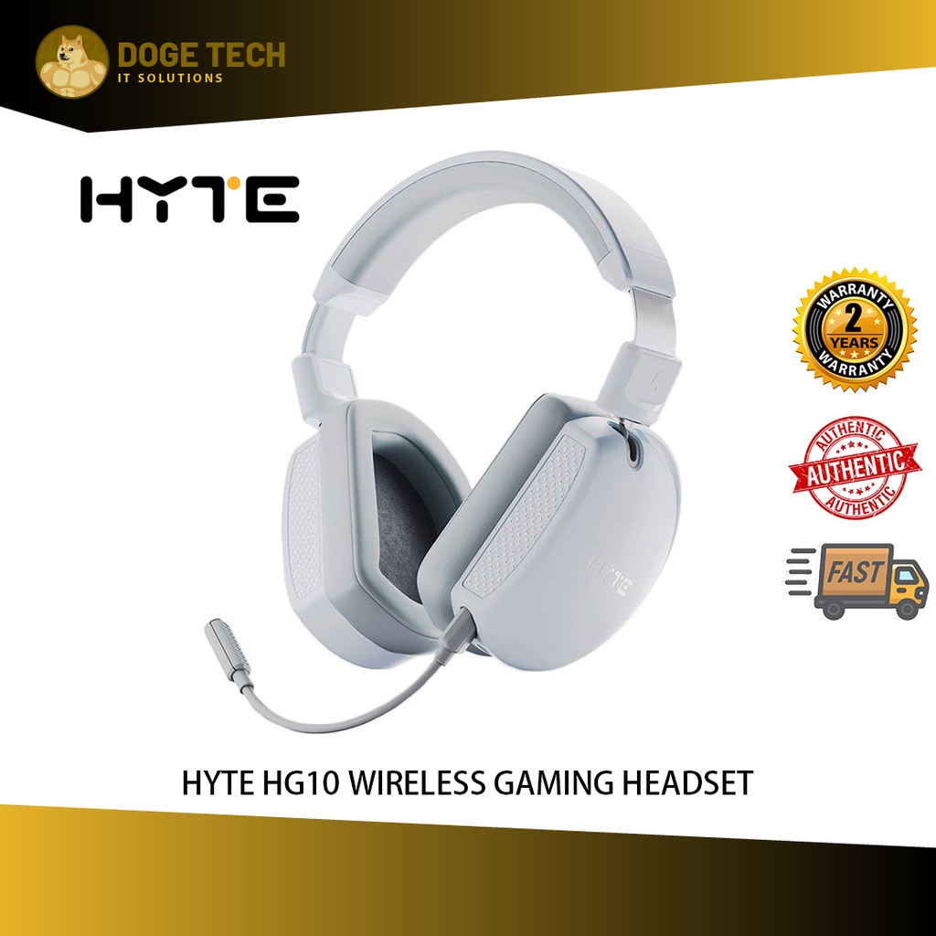 HYTE HG10 Wireless Gaming Headset Detachable Microphone Shopee Malaysia