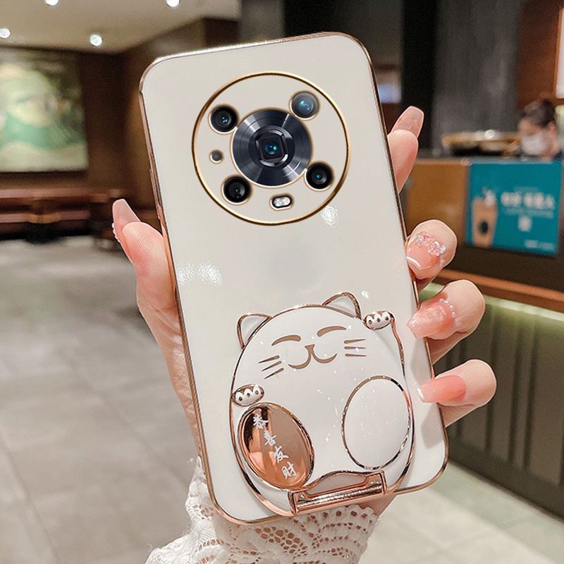 casing For honor X7a/X8a/X9a/magic4Pro X8 X9 Lucky Cat Stand ...