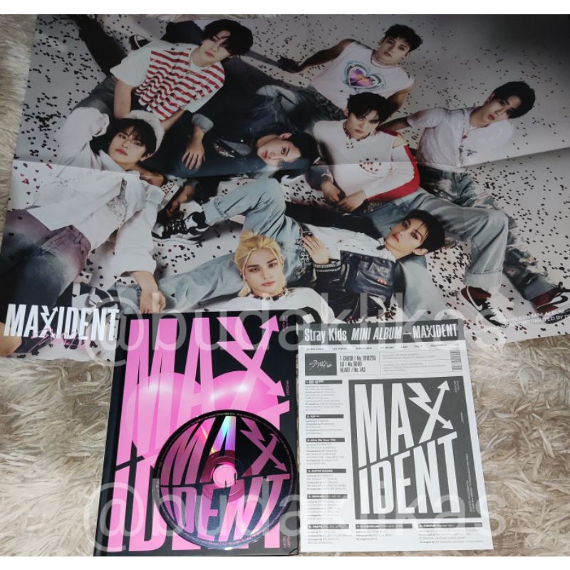 Ready Stock] Stray Kids MAXIDENT Limited Standard Paper Case Album