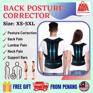 Plus Size Back Posture Corrector Baju Tulang Belakang Baju Sokong