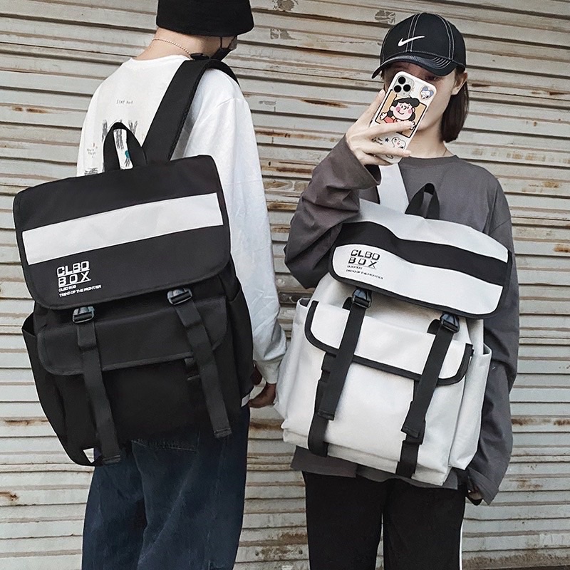 Korean Style laptop Backpack, Travel BOX Shopee Malaysia