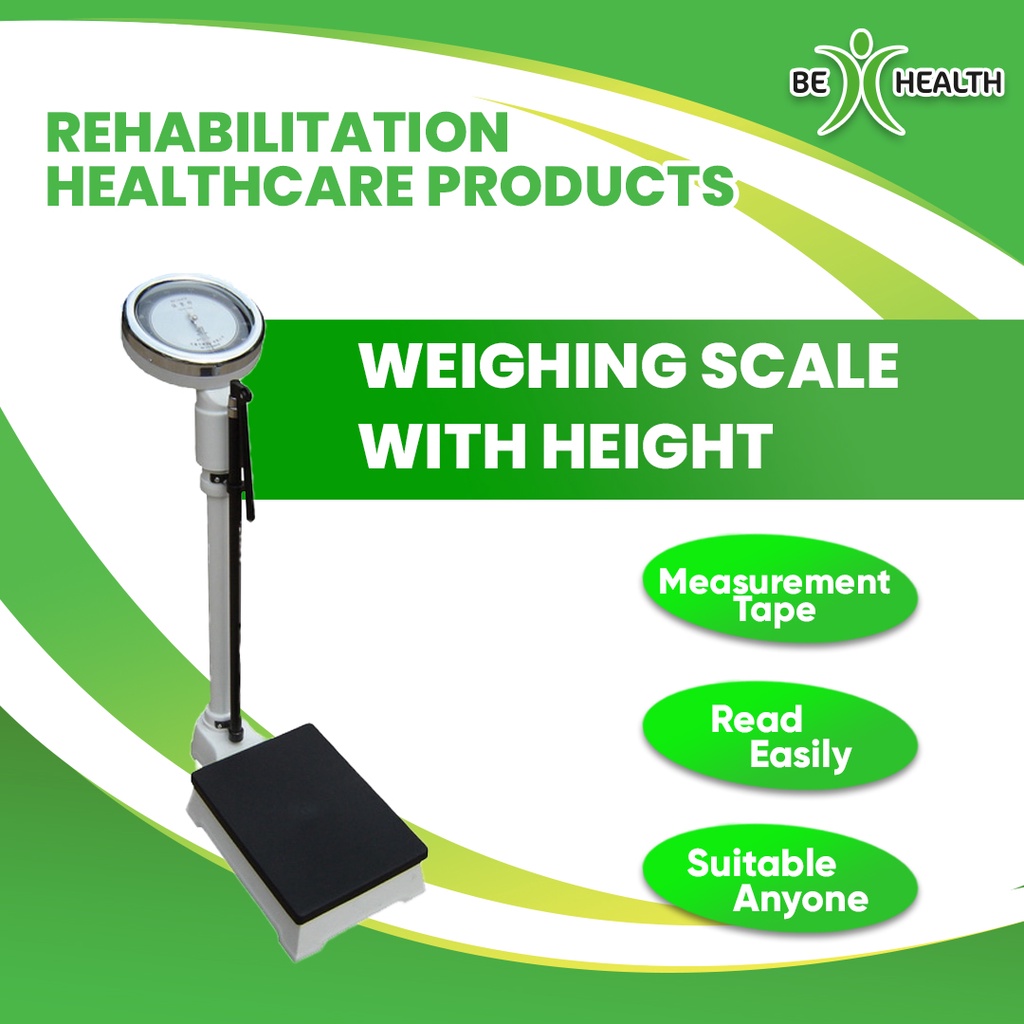 Science Weighing Scale with Height Measurement / Timbangan dengan