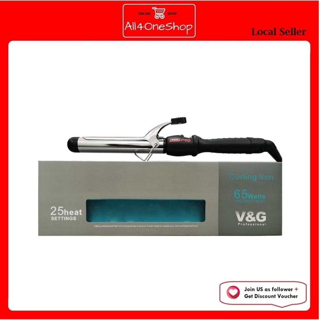 V & g discount hair ionic tong