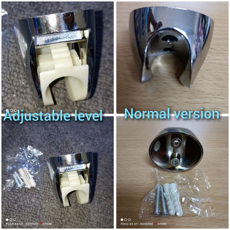 Bath adjustable Shower Head Holder Wall Mounted Bracket shower head