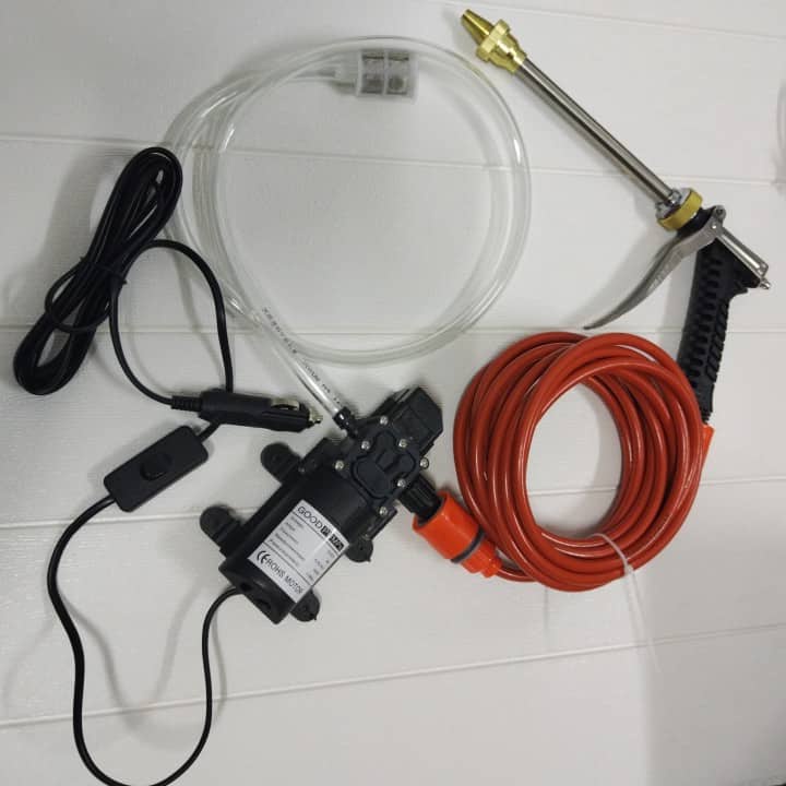 WASH CAR Water pump high pressure pump 145Psi 8A 100W max power jet pump water air pam cuci