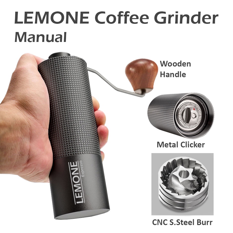 LEMONE Hand Grinder, coffee hand grinder, coffee grinder, hand grinder
