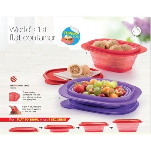 Tupperware Go Flex Rectangular (1)pc 850ml - Choose Color | Shopee Malaysia