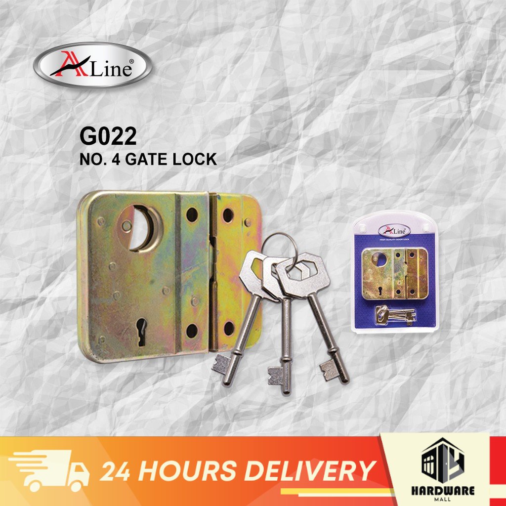 LT0 Aline G022 NO.4 Gate Lock Handle ortise Door Metal Grill Main Gate ...
