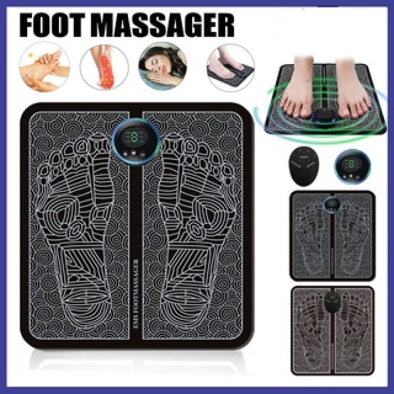Electric EMS Foot Massage Cushion Steak Mushing Muscle Stimulator