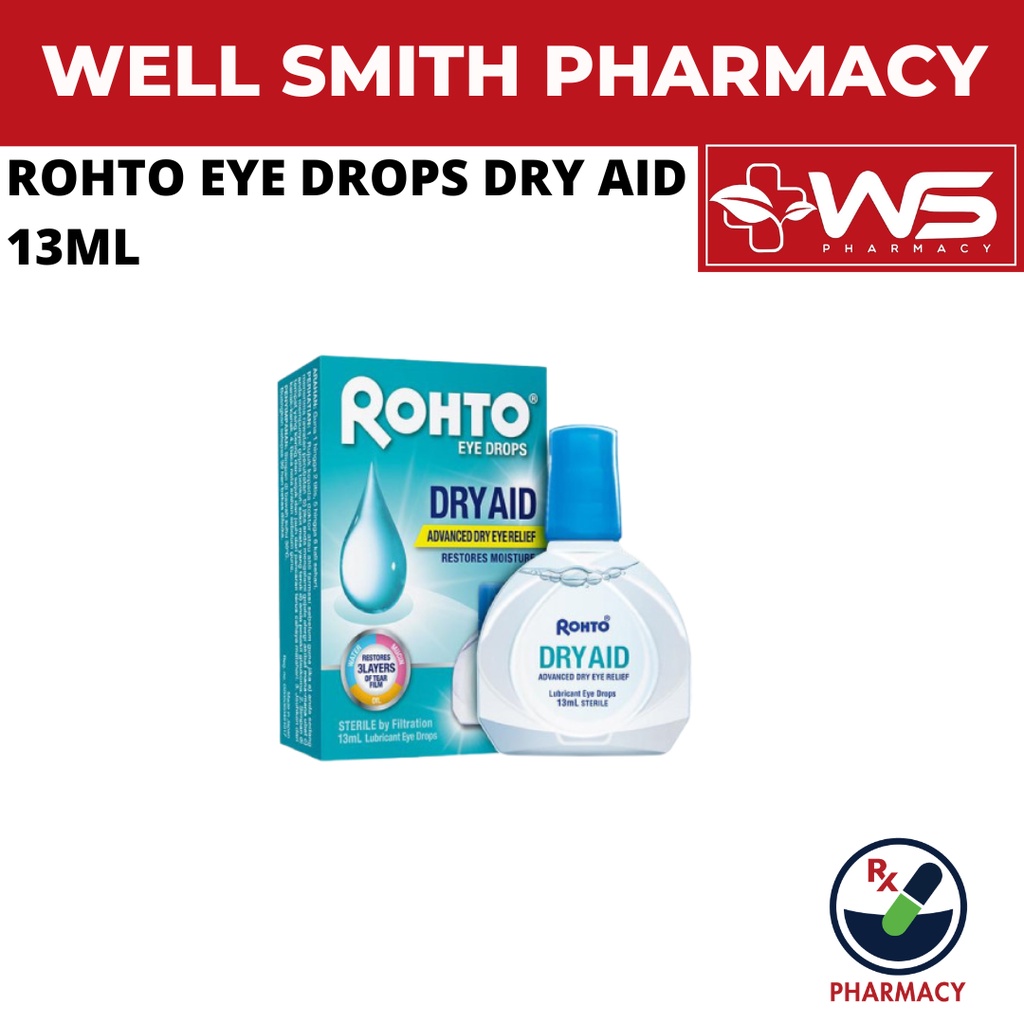 ROHTO EYE DROPS DRY AID 13ML | Shopee Malaysia