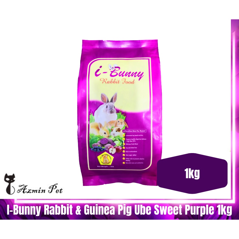 IBunny Rabbit & Guinea Pig Food Ube Purple Sweet Potato 1KG Shopee Malaysia