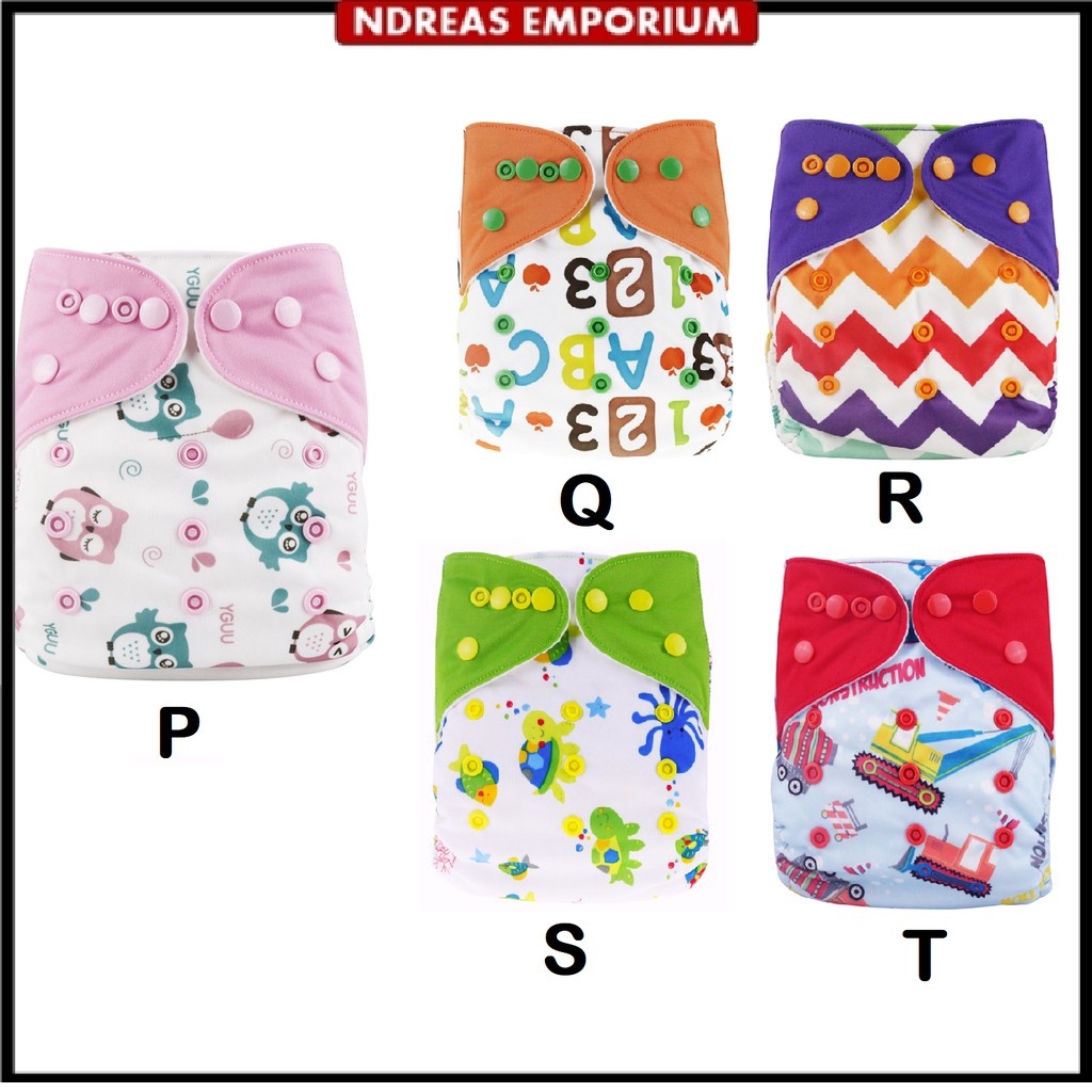 Double Row Snap Cloth Diaper (NO INSERT) Shopee Malaysia