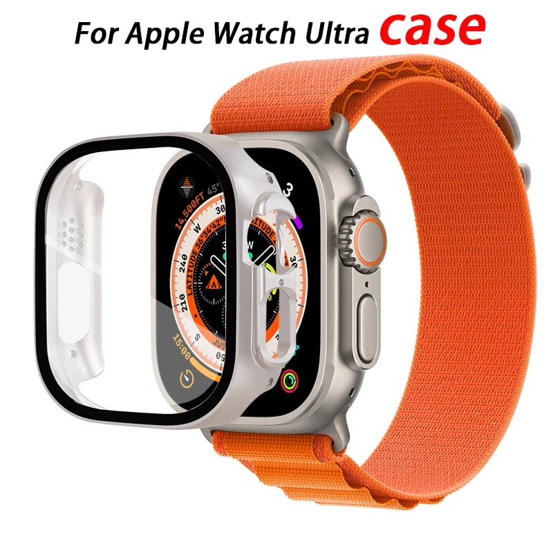 Glass Smart Watch Case Suitable For Apple Watch Series 8 SE 7 6 5 4 3 2