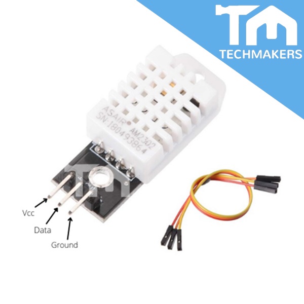 DHT22 DHT 22 High Accuracy Temperature and Humidity Moisture Sensor Detect 3.3V 5V Module **FREE CABLE TechMakers