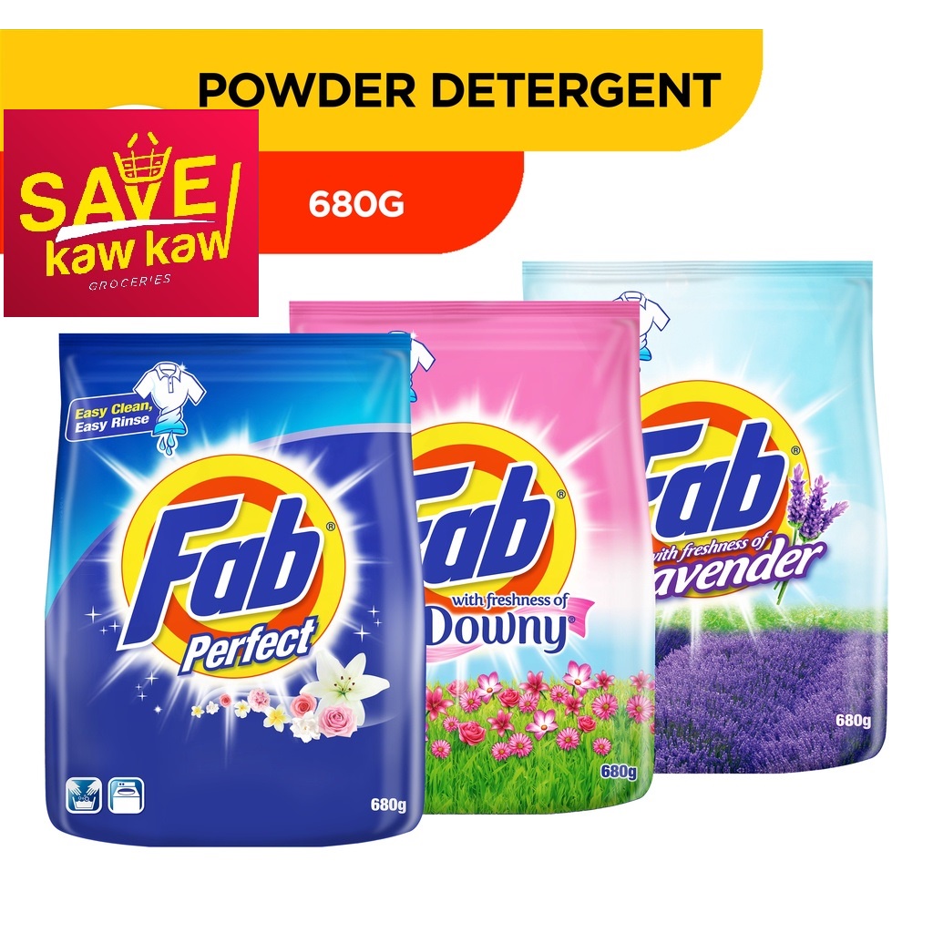 FAB Laundry Detergent Powder 630g/680g | Shopee Malaysia