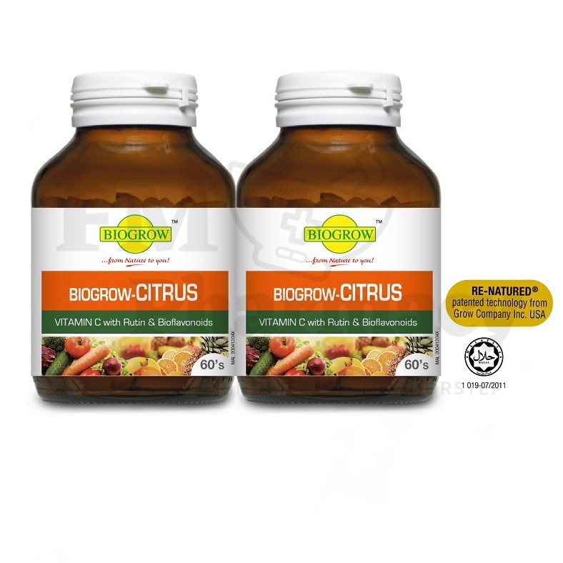 BIOGROW CITRUS 60'SX2 (EXP: 02/2024) | Shopee Malaysia