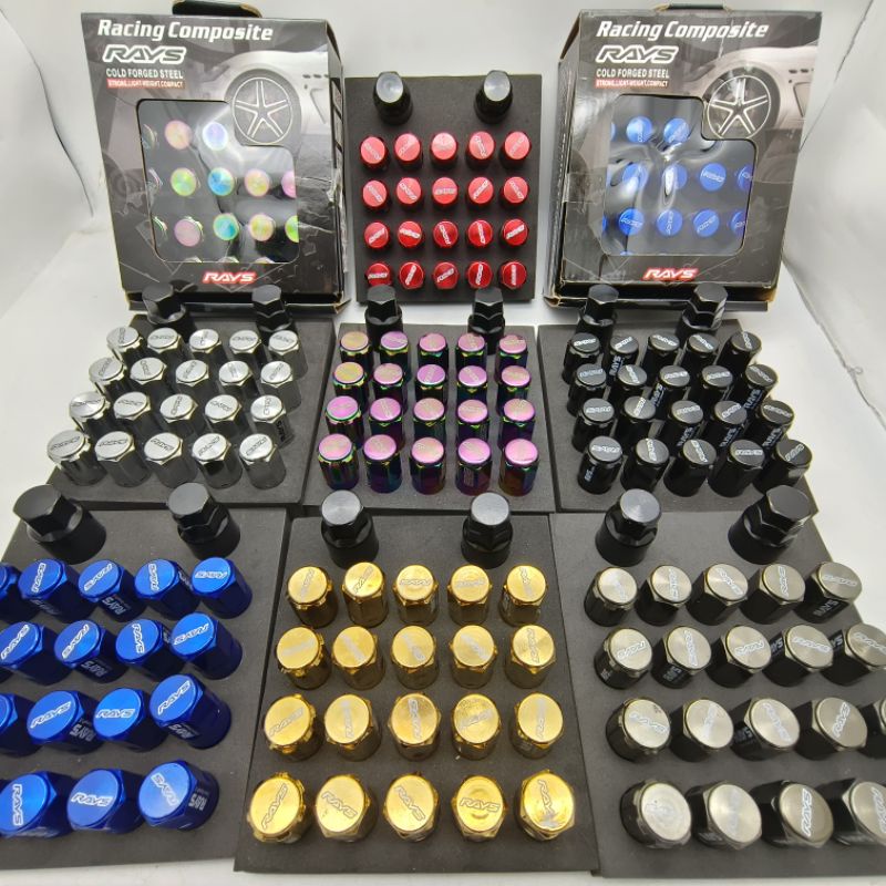 24pcs nut Rays wheel nut 4x4 Nissan NP300 D40 Toyota Sport Rim lock