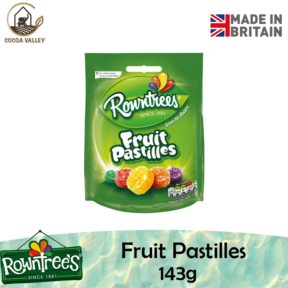 Rowntree's Fruit Pastilles Pouch 143g (Made In UK) | Shopee Malaysia