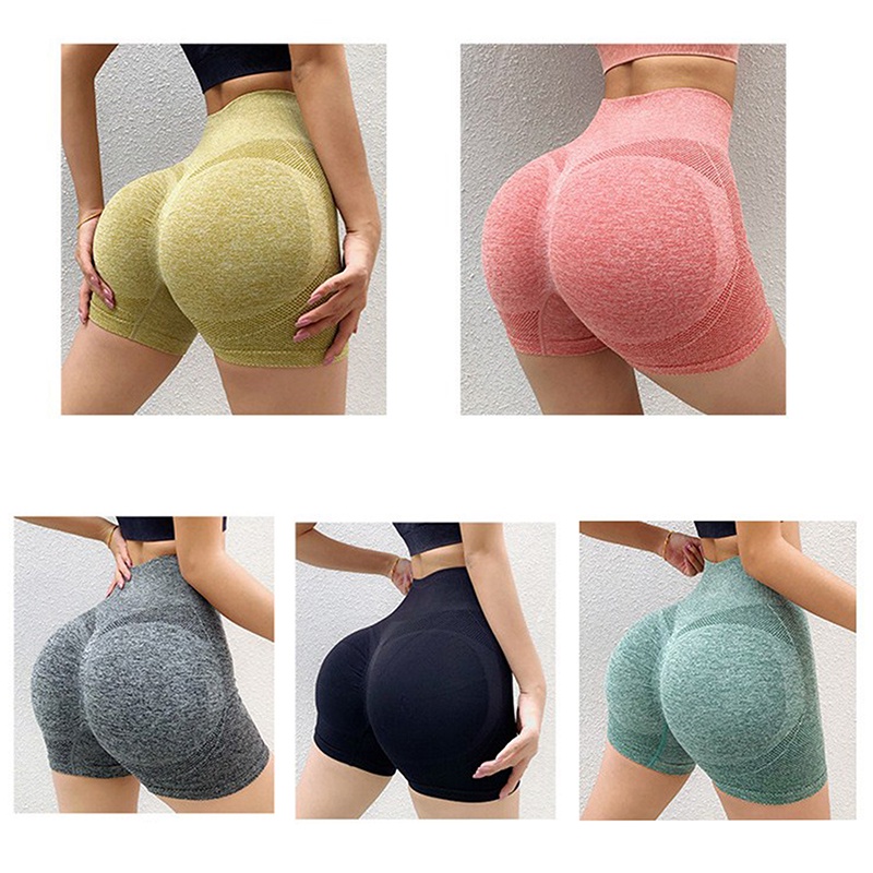 Sexy Booty Push Up Sport Yoga Shorts Women Fitness Spandex Seamless Running