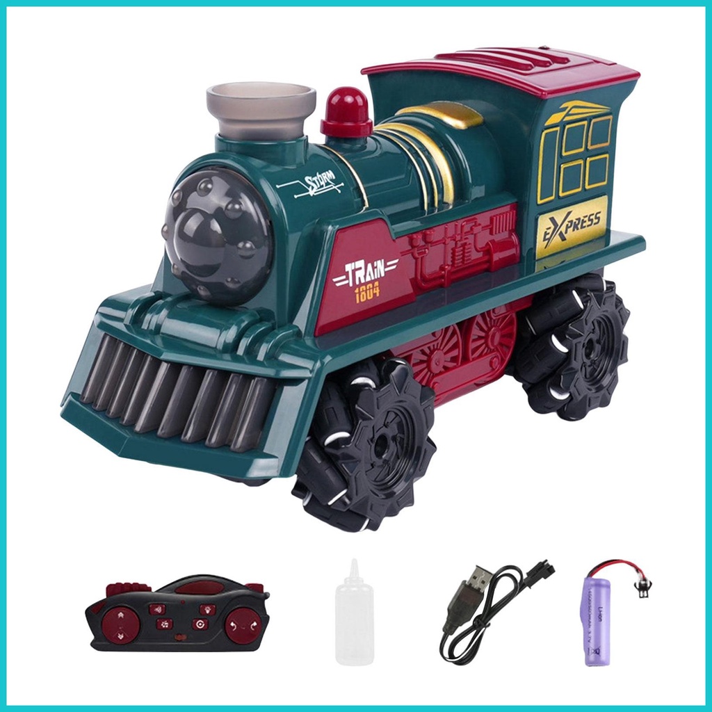 Remote Control Train Set Flexible Universal Wheels Cool Stunt Train