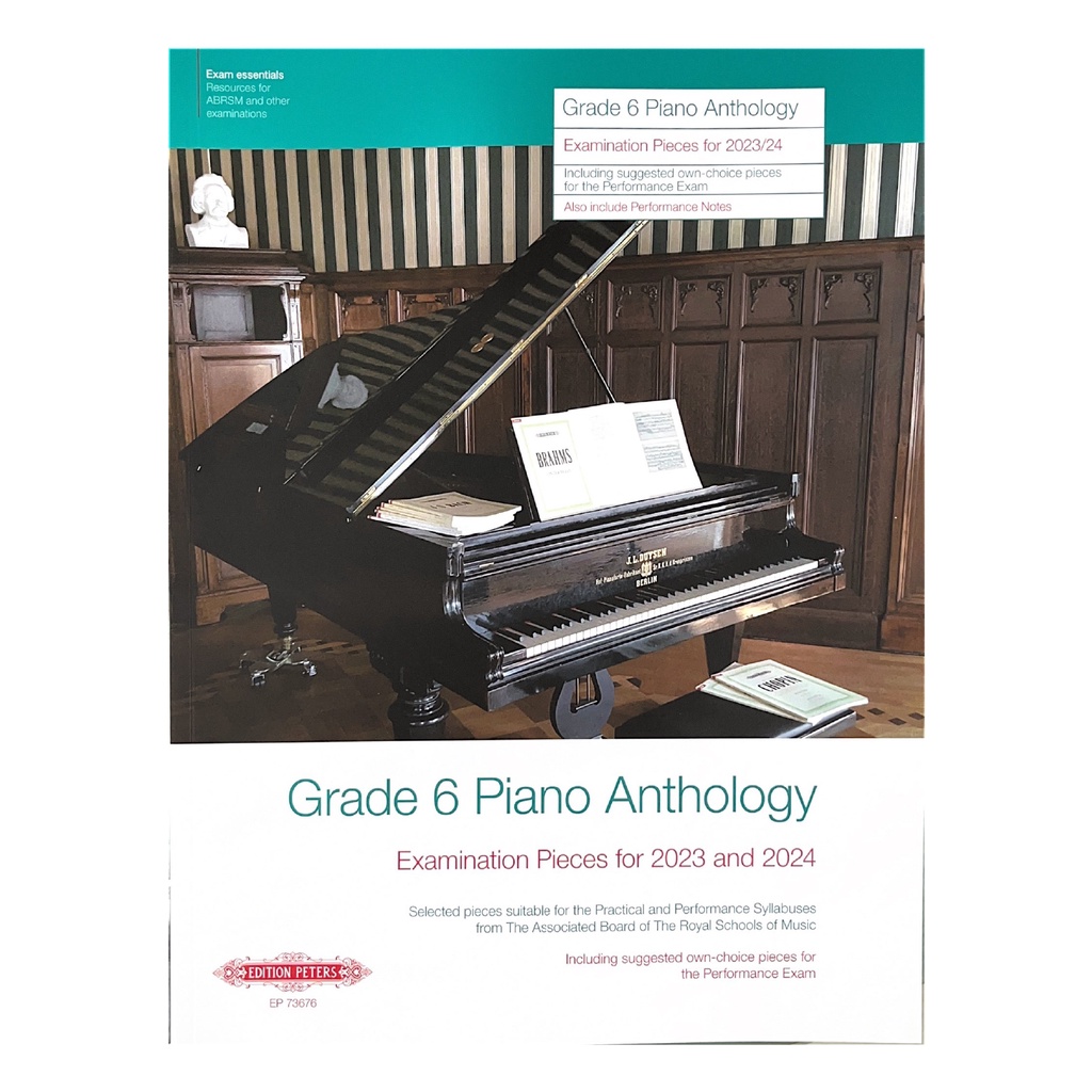Grade 6 Piano Anthology Examination Pieces for 2023 & 2024 Shopee