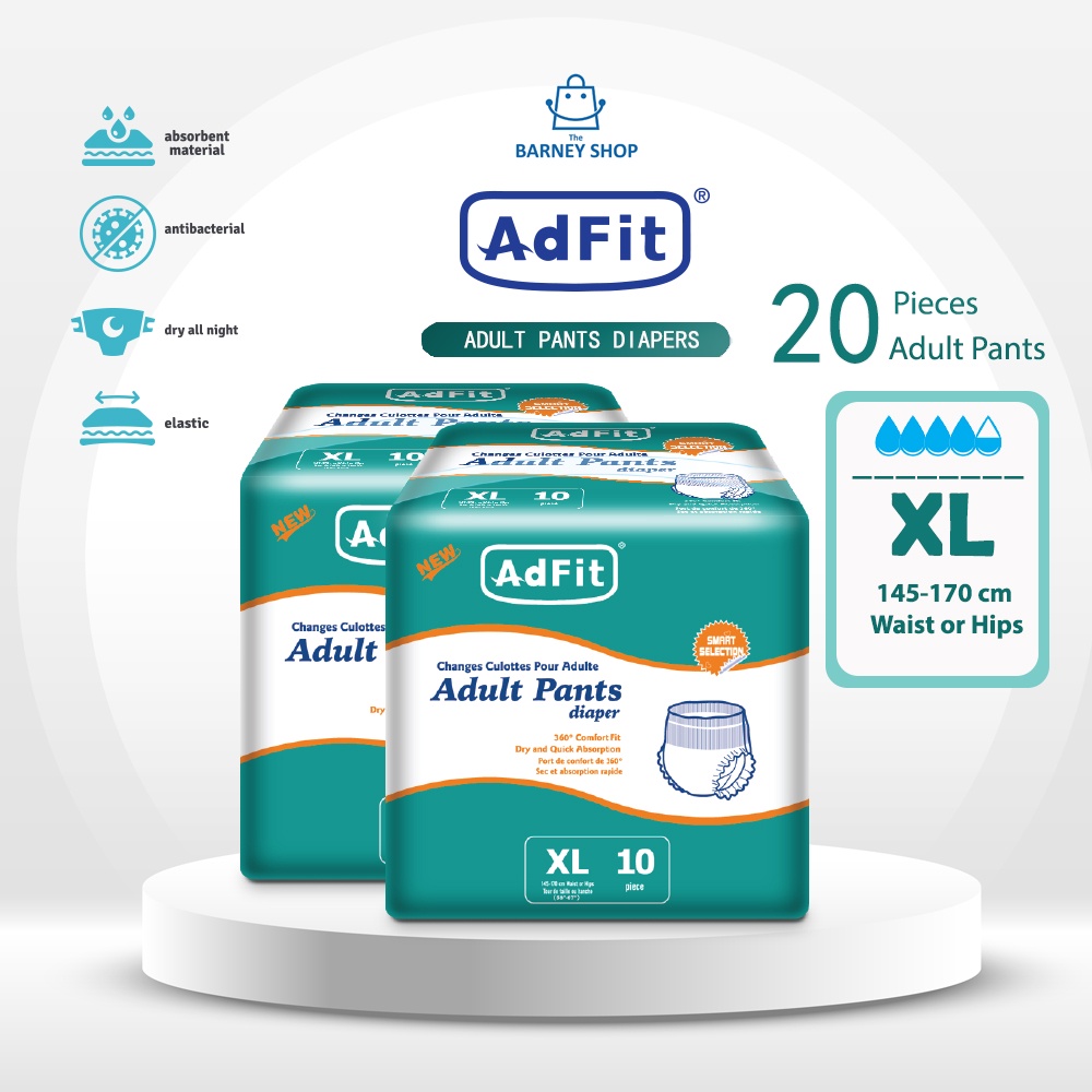 Adfit, Adult diaper, Pants (XL size) - 1 pack