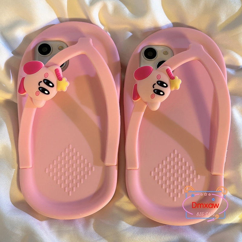 Pink Kirby Phone Case For iPhone 14 Pro Max 13 12 11 Pro Max X XR XS ...