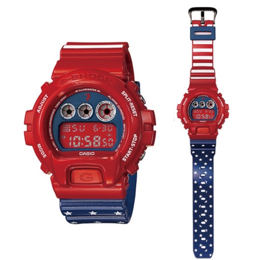 DW6900 PEGLEG G shock Red Limited Edition Autolight Waterproof DW6900 Red G shock Merah DW6900 Limited Edition Shopee Malaysia