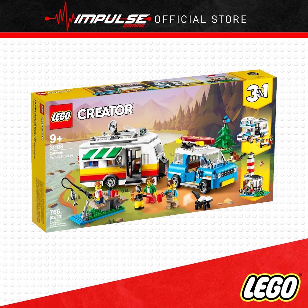 LEGO 31108 Creator Caravan Family Holiday Shopee Malaysia