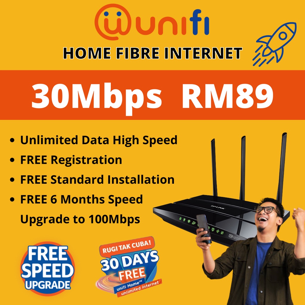 Unifi Home Fibre Internet Registration (Limited Time Promotion & Free ...