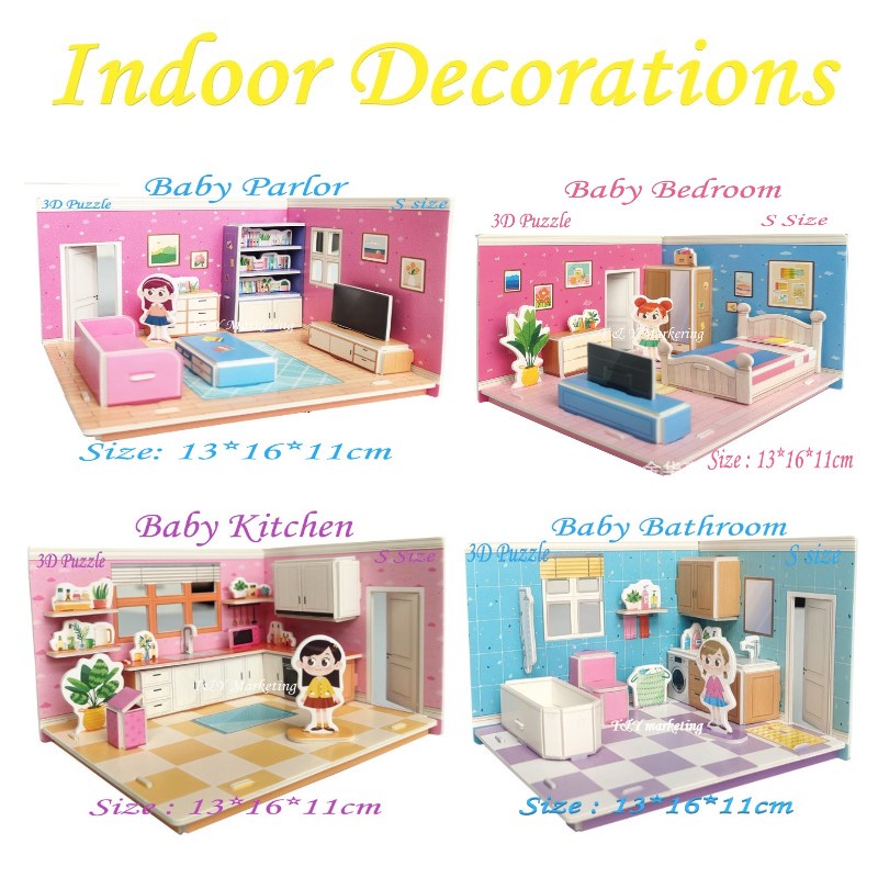 Educational 3D Puzzle - S size Baby Indoor decorations > Suitable for ...